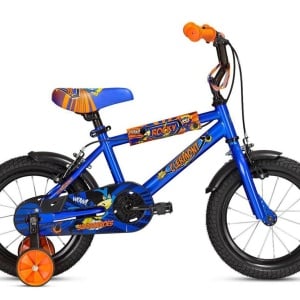 Bicicleta copii 14" CLERMONT Rocky albastru, varsta 3-5 ani