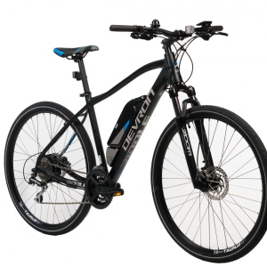 Bicicleta Electrica Devron 28161 - 28 Inch, 490mm, Negru - Img 2