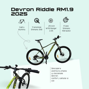Bicicleta Mtb Devron Riddle RM1.9 2025 - 29 Inch, L, Verde - Img 3