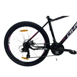 Bicicleta Mtb Dhs 2605 - 26 inch, M, Negru/Violet - Img 5