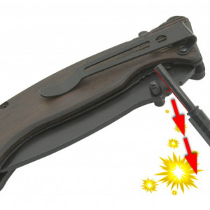 Briceag Black Blade Cattara 9cm TT13229 - Img 5