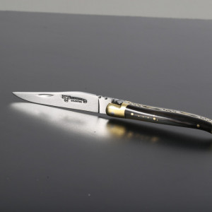 Briceag Laguiole en Aubrac, 10 cm, Maner Corn Bivol African - LGL0210PCL/FSI1 2