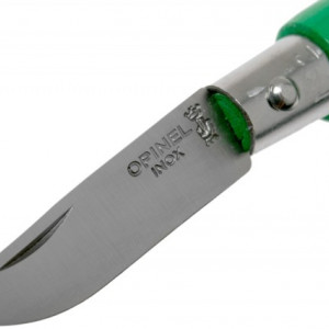 Briceag Opinel Nr.02 Verde Inox Breloc, lama 3.5cm - 002273