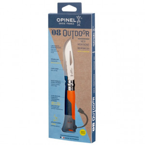 Briceag Opinel N°08 Inox Outdoor Portocaliu, lama 8.5cm - 001577 - Img 3