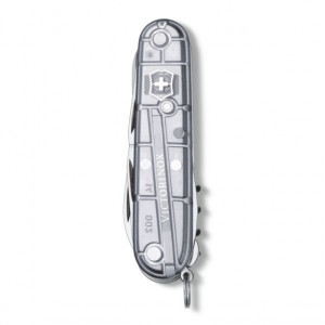 Briceag Victorinox Climber Silvertech, argintiu transparent - 1.3703.T7 frontal