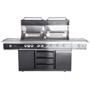Bucatarie de exterior din inox, gratar pe gaz cu Air System ALL GRILL Top-Line Extrem Light - 100960 - Img 4