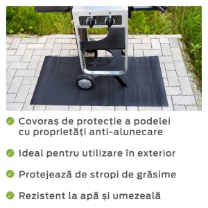 Covor de protectie Suma Wenko Black Outdoor Kitchen negru 120X60 cm - 55007100 - Img 10