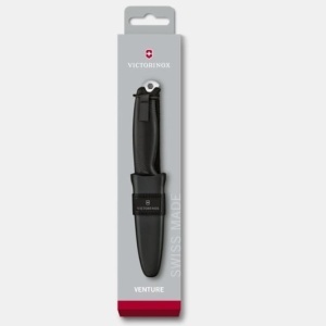 Cutit Outdoor Victorinox Venture, Black, lama full tang 10.5cm 3.0902.3 - Img 3
