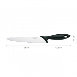 Cutit pentru bucatarie Fiskars Essential, 21 cm, otel inoxidabil - Img 4