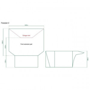 Extensie cort Coleman Octagon gri - 2176829 5