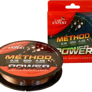 Fir Monofilament Carp Expert Power Method Feeder Brown, 200m