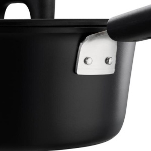 FISKARS Cratita cu capac, din aluminiu, antiaderenta, Fiskars Hard Face, 2.5 l - 1052235 - Img 3