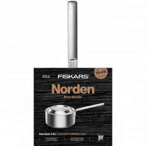 FISKARS Cratita pentru sote, din otel inoxidabil, antiaderenta, Fiskars Norden, 2.5 l - 1026909 - Img 4