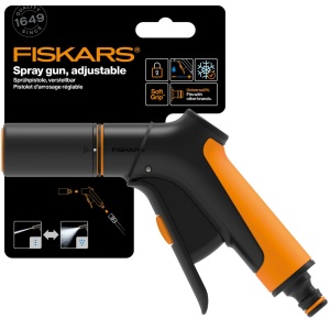 FISKARS Pistol pentru stropit ajustabil, control frontal - 1065484