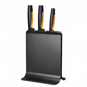 FISKARS Set suport din plastic + 3 cutite Fiskars Functional Form - 1057555