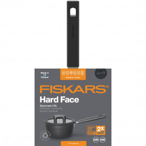 FISKARS Tigaie cu capac Fiskars Hard Face, Ø 18 cm, 1.8 L - 1052226 - Img 7