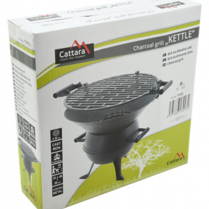 Gratar pe carbuni KETTLE grila din fonta 35 cm Cattara TT13023 - Img 6