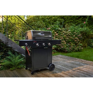 Gratar pe gaz Char-Broil Essential 3 G cu 3 arzatoare, grile din fonta, TRU-Infrared -140234 - Img 10