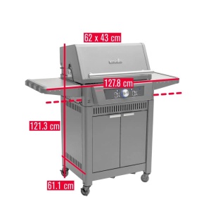 Gratar pe gaz Char-Broil Evolve, display, grile din fonta, TRU-Infrared - 140991 - Img 9