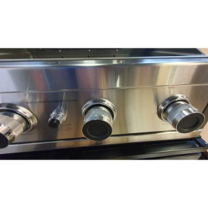 Gratar pe gaz cu 5 arzatoare 4 inox si 1 infrarosu, incastrabil, grile si plita fonta, Grandhall Pro Elite 4 - K04000383A - Img 4