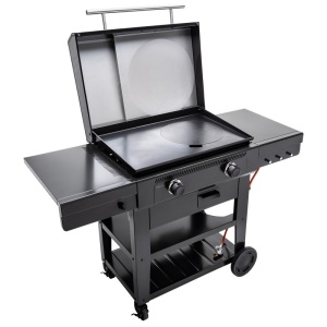 Gratar pe gaz tip plancha, grill si cuptor de pizza cu 2 arzatoare Char-Broil Versa-Tile Griddle - 140241 - Img 2