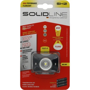Lanterna Cap Led Lenser Solidline SH2 Black 200 Lumeni - Img 2