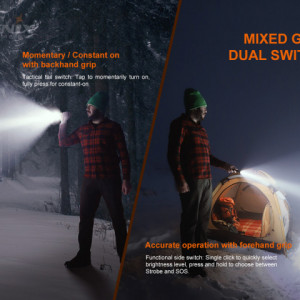 Lanternă EDC 800 Lumeni 214 metri Fenix LD22 V2.0 - ADV-460-001 - Img 6