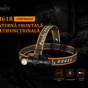 Lanterna frontala Fenix HM61R Reincarcabila 1200lumeni 145 metri 2