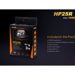 Lanterna frontala Fenix HP25R 1000 lumeni 187 metri 6