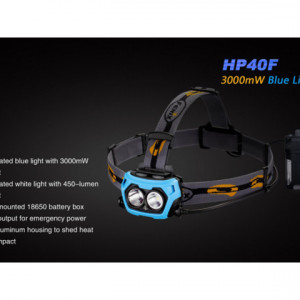 Lanterna frontala Fenix HP40F Pescuit 450 lumeni 110 metri 2