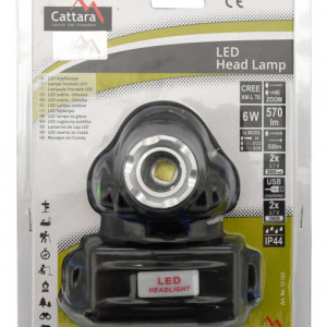 Lanterna frontala LED 570lm Zoom Cattara TT13123 - Img 7