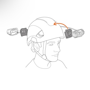 Lanterna Frontala Petzl Xena® Black/Yellow - Img 5