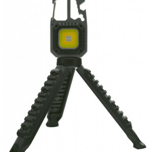 Lanterna multifunctionala LED 600lm Cob cu tripod pliabil Cattara TT13153 - Img 2