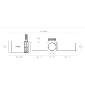 Luneta de Arma pentru Vanatoare Hawke Vantage HD 30 1-8X24 L4A/IR/30MM - Img 3