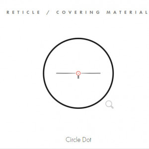 Luneta de arma pentru vanatoare Kahles 4 x 30i, Circle Dot - 10555 4 5 7