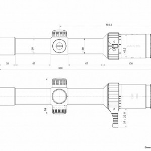 Luneta de arma pentru vanatoare Khales K18i 1-8x24, 3GR - 10662 4 4