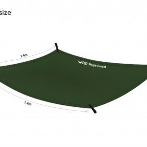 Mini Tenda 140cm x 140cm Prelata DD Magic Carpet Olive Green - 0707273933683