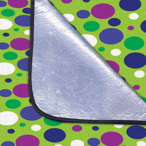 Patura pentru picnic captusita cu aluminiu Spokey Circles 180 x 210 cm 2