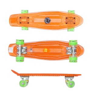 Penny board Mad Cruiser Full LED ABEC 7-oranj