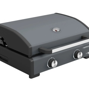 Plancha pe gaz Campingaz Sigma 2 Cook, 2 arzatoare, 6kw, fonta emailata, aprindere electronica - 2217204 - Img 2