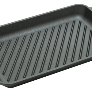 Plita grill Cattara din fonta cu manere , 33x21.5cm, inaltime 3cm - TT13062