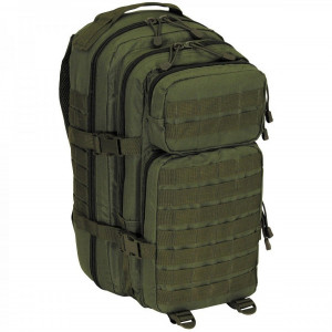 Rucsac modular 30 litri, multiple buzunare, compatibil sistem hidratare, verde MFH - OUTMA.30328B