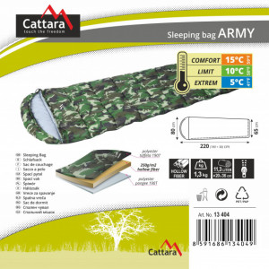 Sac de dormit ARMY Cattara 5°C - TT13404 - Img 2