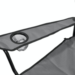 Scaun pliabil camping Cattara Bari gri - TT13447 - Img 4