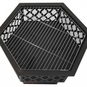 Semineu de terasa HEXAGON Cattara cu capac TT13008 - Img 3