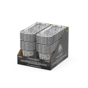 Set 6 tavi de colectare grasime din aluminiu pentru gratar tip plancha cu 5 arzatoare Pit Boss Ultimate Plancha - 40970