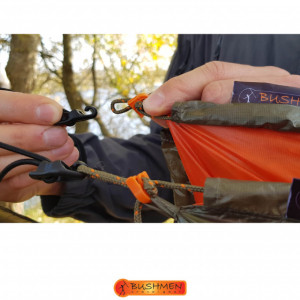 Set cordeline elastice de tensionare Bushmen Black - 5902194521345 2