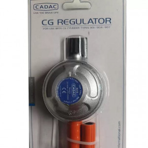 Set regulator de presiune gaz si furtun cu filet 1 pe 4 Cadac 30mBar - 8515