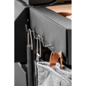 Sina magnetica cu carlige Wenko Black Outdoor Kitchen 30 x 6,5 x 2 cm negru - 55014100 - Img 9