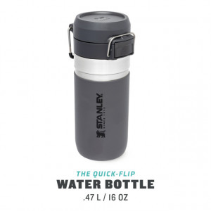 Sticla Apa Stanley The Quick Flip Water Bottle Charcoal 0.47L - 10-09148-025